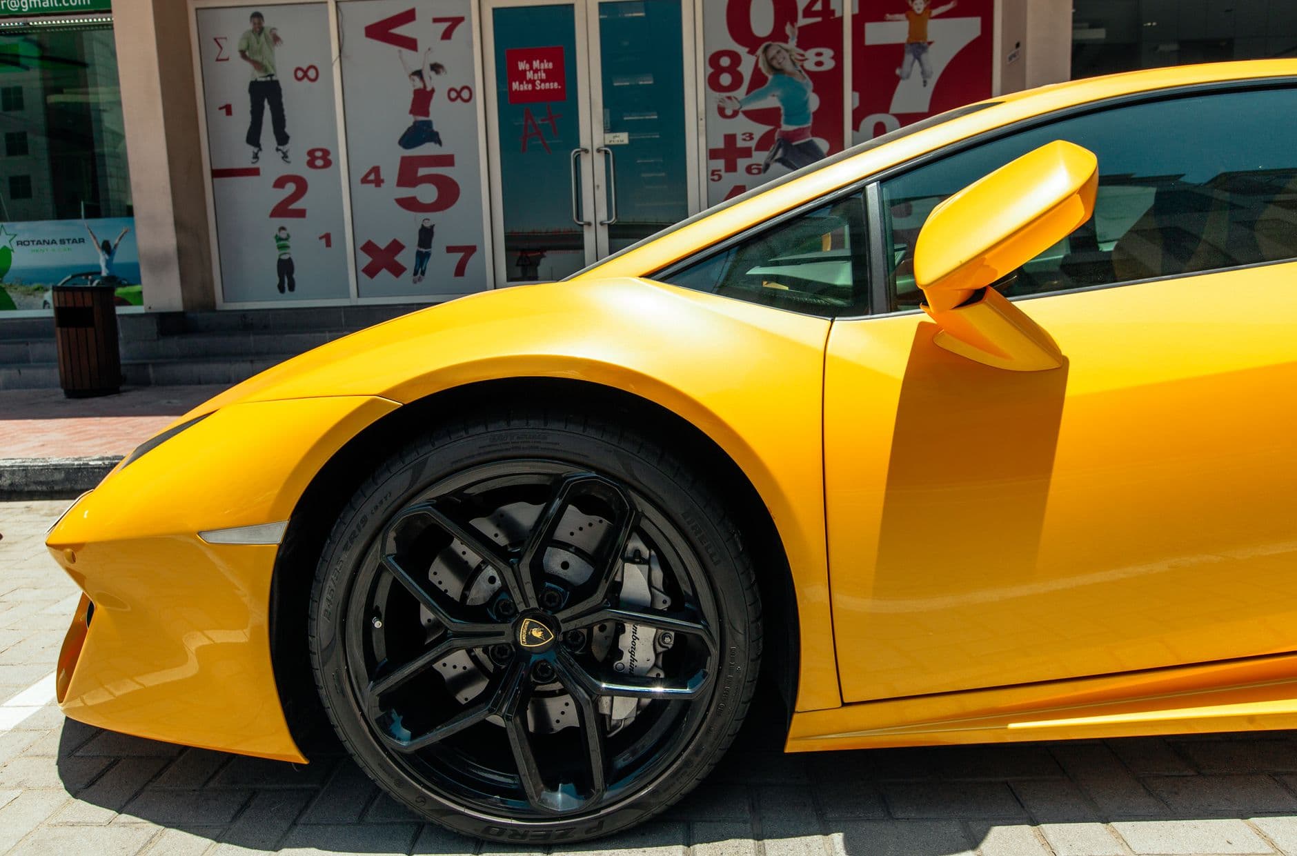Supercar rental Dubai 2026 Lamborghini Ferrari McLaren Sheikh Zayed Road luxury