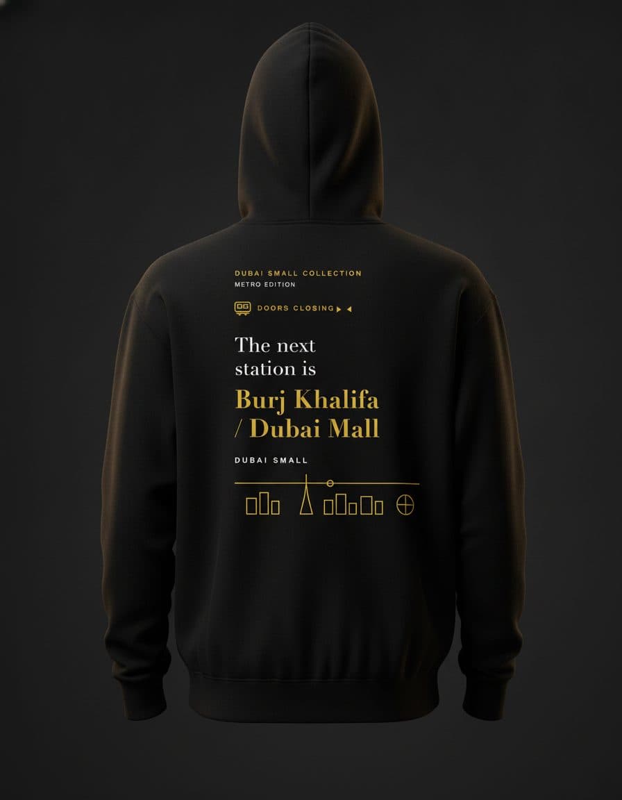 Metro Hoodie Premium - Burj Khalifa / Dubai Mall