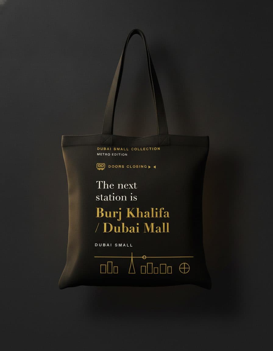 Metro Tote bag - Burj Khalifa / Dubai Mall